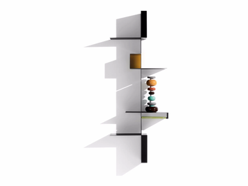 RANDOMISSIMO - Sectional floating plate bookcase by MDF Italia - view 2